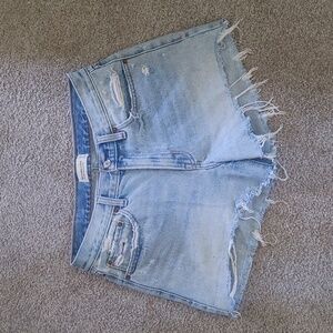 A&F mid rise bf shorts